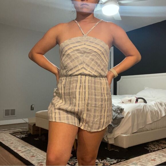 TOBI Limits Stripe Romper - Picture 2 of 7